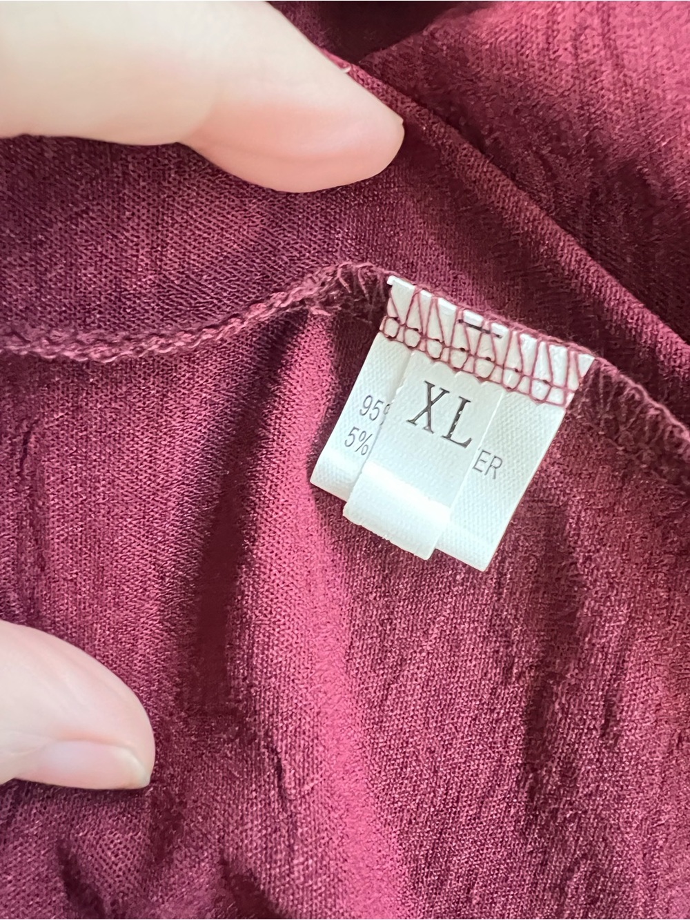 Burgundy Maroon Wrap Maxi Dress with Pockets XL - Picture 10 of 13